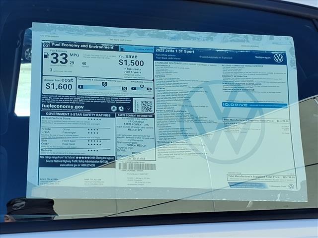 new 2025 Volkswagen Jetta car, priced at $25,796