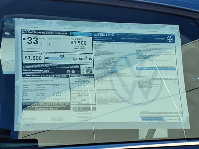 new 2025 Volkswagen Jetta car, priced at $28,221