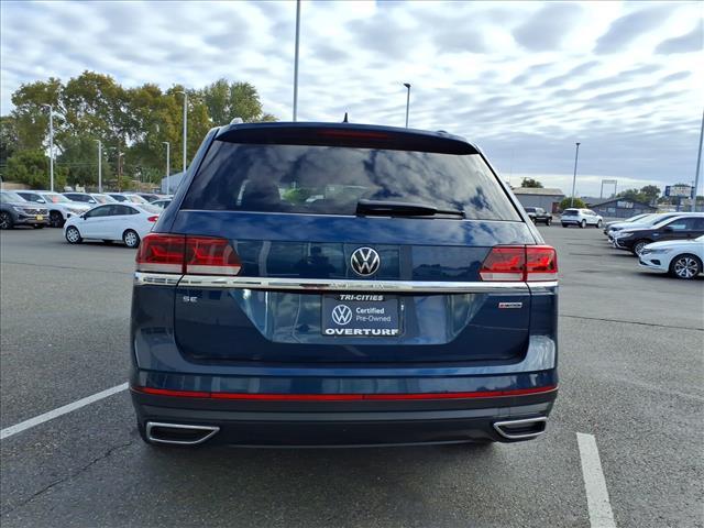 used 2022 Volkswagen Atlas car, priced at $24,788
