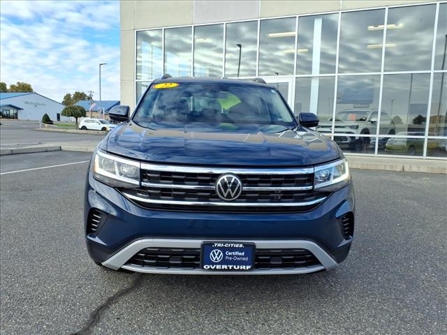 used 2022 Volkswagen Atlas car, priced at $24,788
