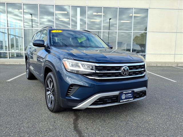 used 2022 Volkswagen Atlas car, priced at $24,788