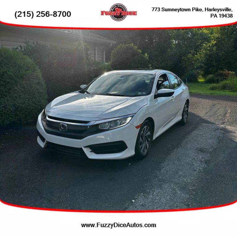 used 2016 Honda Civic car, priced at $13,500