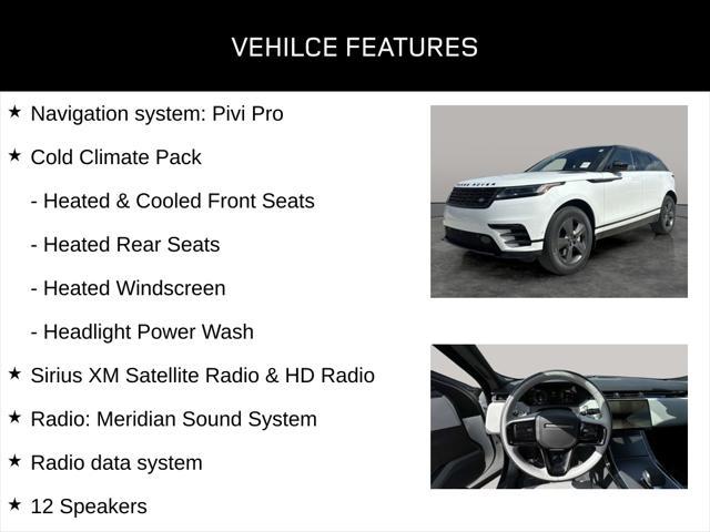 new 2024 Land Rover Range Rover Velar car, priced at $64,720