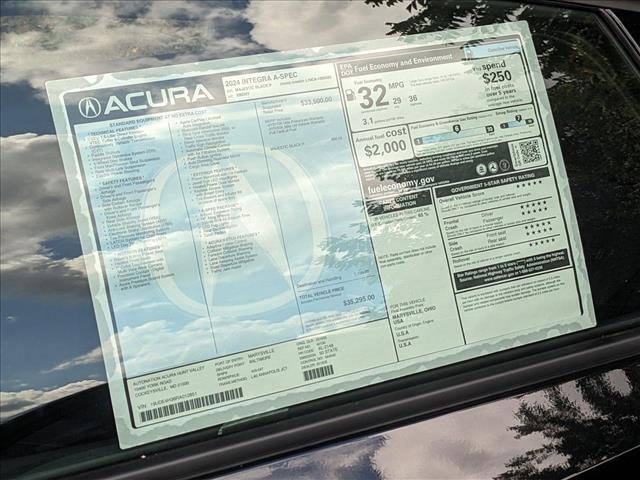 new 2024 Acura Integra car, priced at $33,977