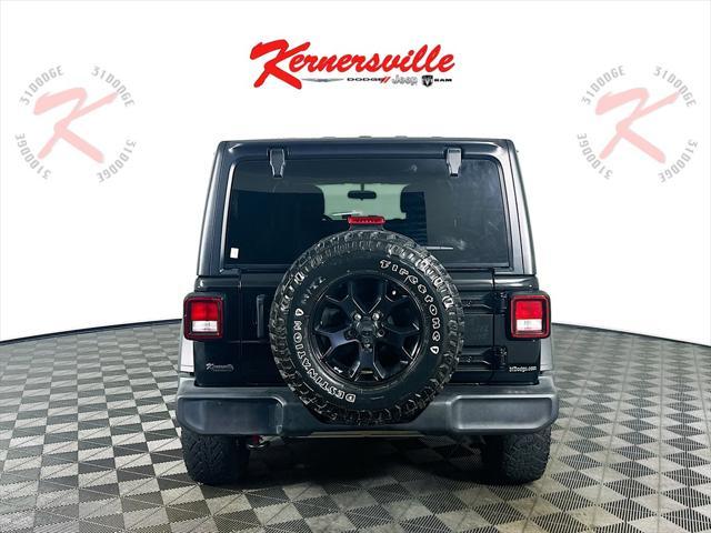 used 2022 Jeep Wrangler car, priced at $27,535