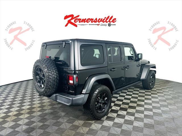 used 2022 Jeep Wrangler car, priced at $27,535