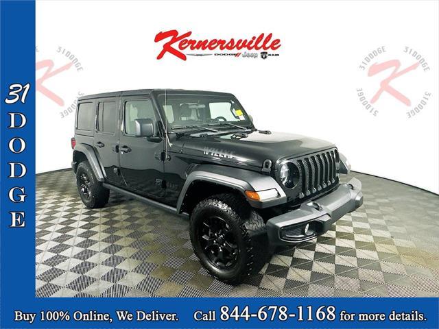 used 2022 Jeep Wrangler car, priced at $27,535