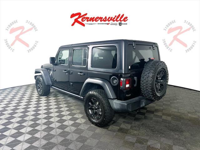 used 2022 Jeep Wrangler car, priced at $27,535