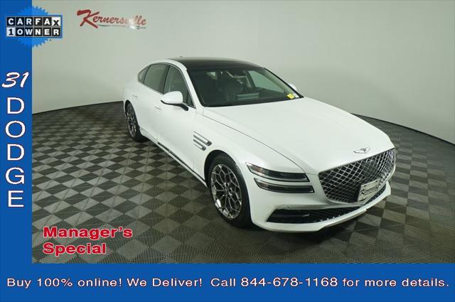 used 2021 Genesis G80 car, priced at $32,835