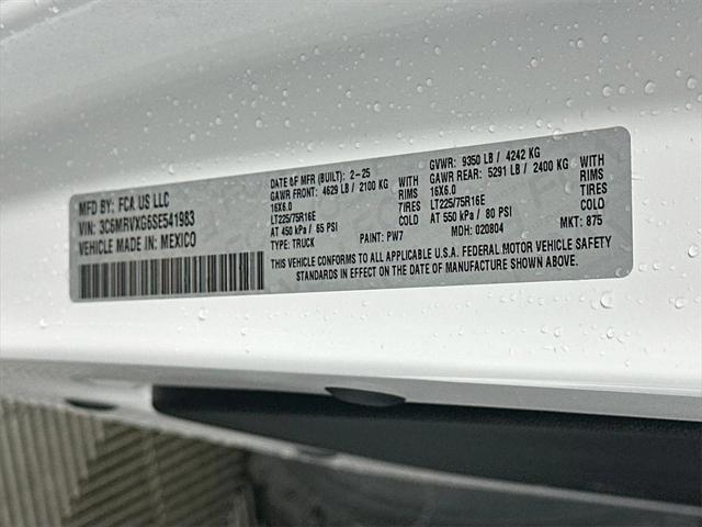 new 2025 Ram ProMaster 3500 car, priced at $48,254