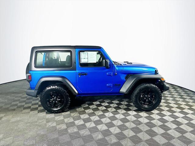 used 2021 Jeep Wrangler car, priced at $28,935