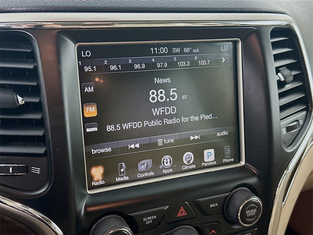 used 2017 Jeep Grand Cherokee car, priced at $13,485