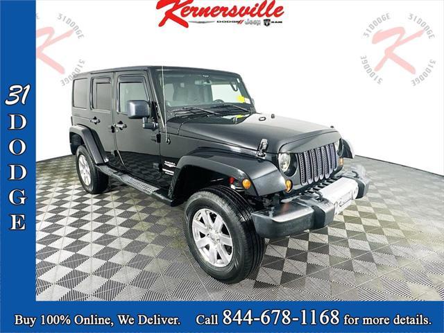 used 2012 Jeep Wrangler Unlimited car, priced at $14,985