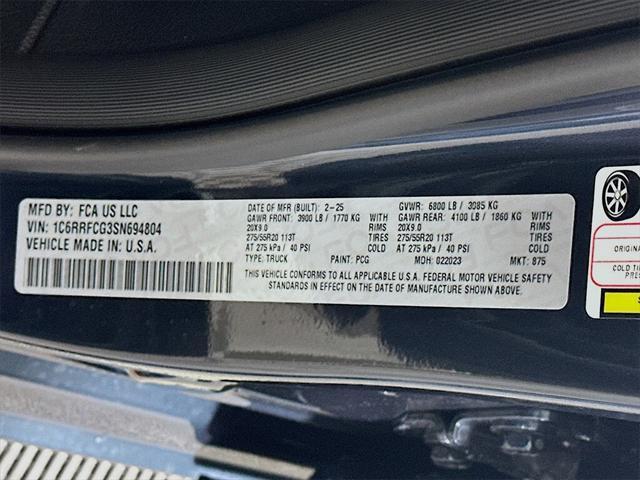 new 2025 Ram 1500 car, priced at $50,010