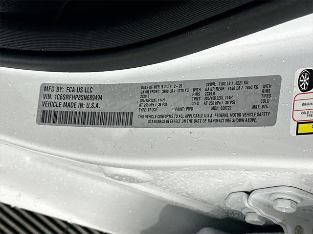new 2025 Ram 1500 car, priced at $74,551