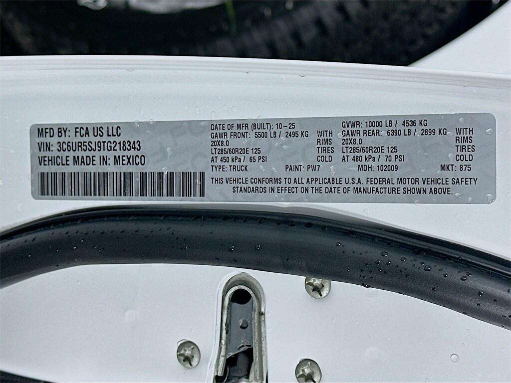 new 2026 Ram 2500 car, priced at $80,102