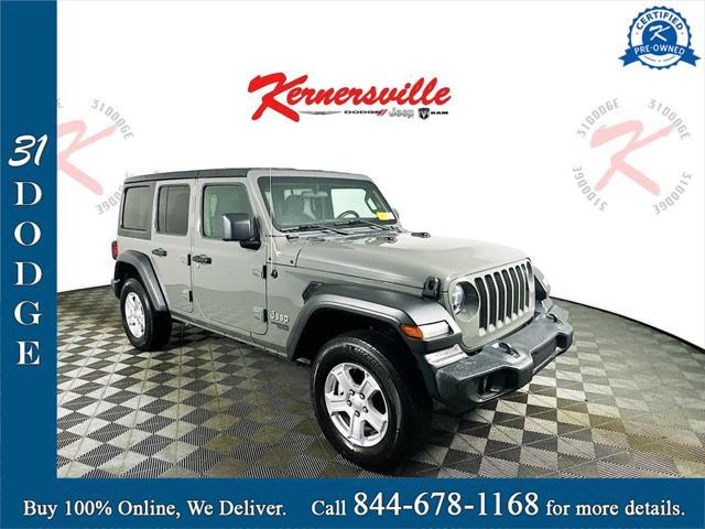 used 2021 Jeep Wrangler Unlimited car, priced at $31,935