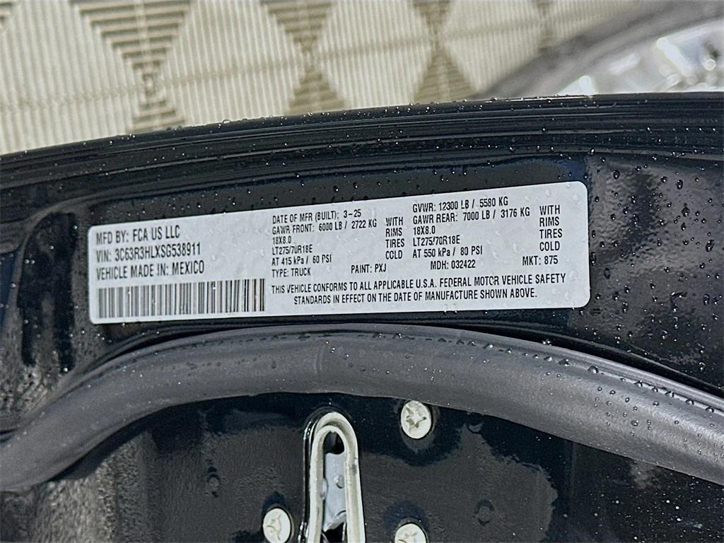 new 2025 Ram 3500 car, priced at $67,278