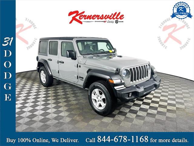 used 2021 Jeep Wrangler Unlimited car, priced at $26,935