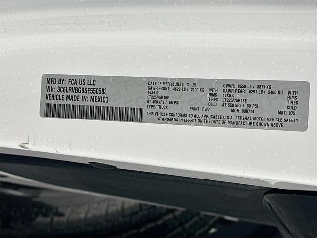new 2025 Ram ProMaster 1500 car, priced at $46,887
