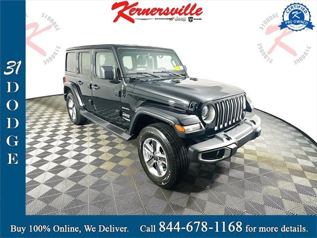 used 2021 Jeep Wrangler Unlimited car, priced at $26,985