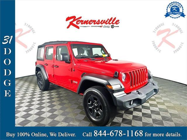 used 2021 Jeep Wrangler Unlimited car, priced at $27,835