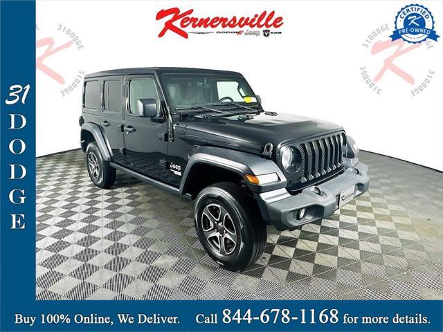 used 2020 Jeep Wrangler Unlimited car, priced at $24,935