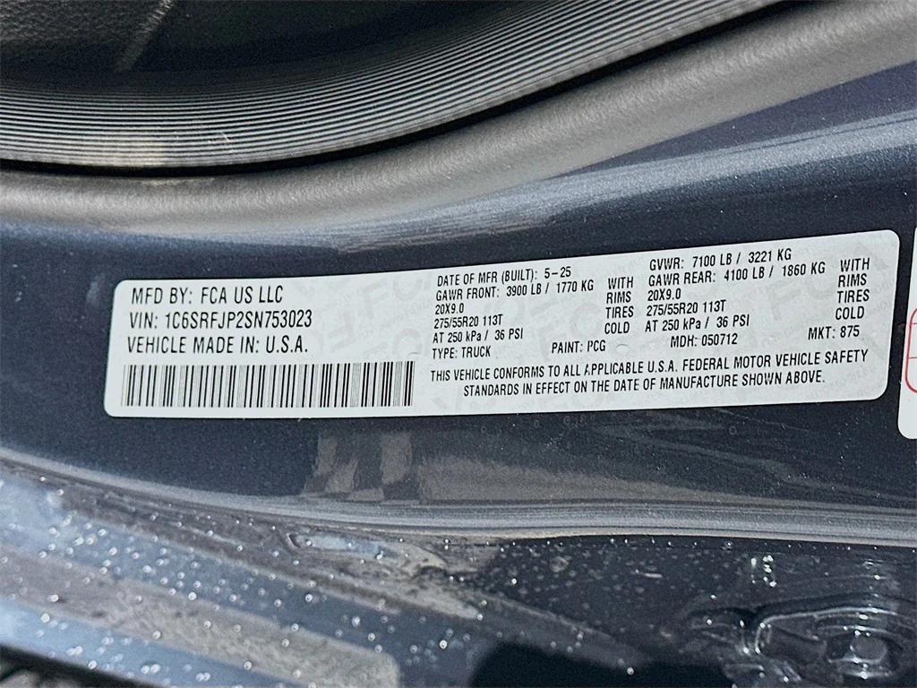 new 2025 Ram 1500 car, priced at $57,335