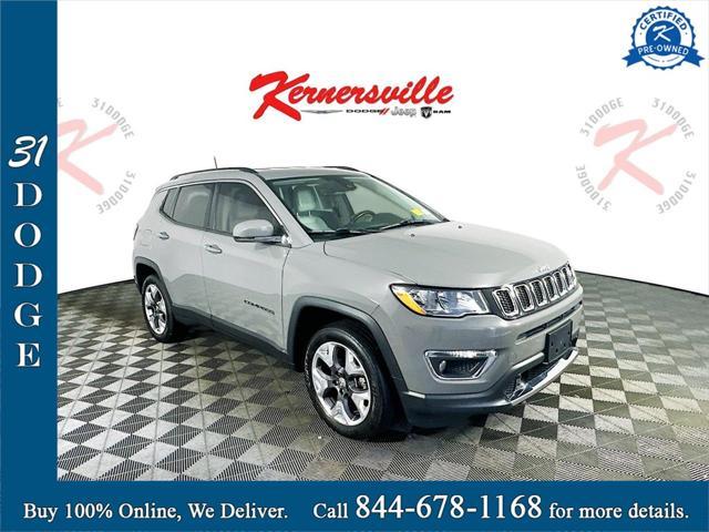 used 2021 Jeep Compass car, priced at $17,685