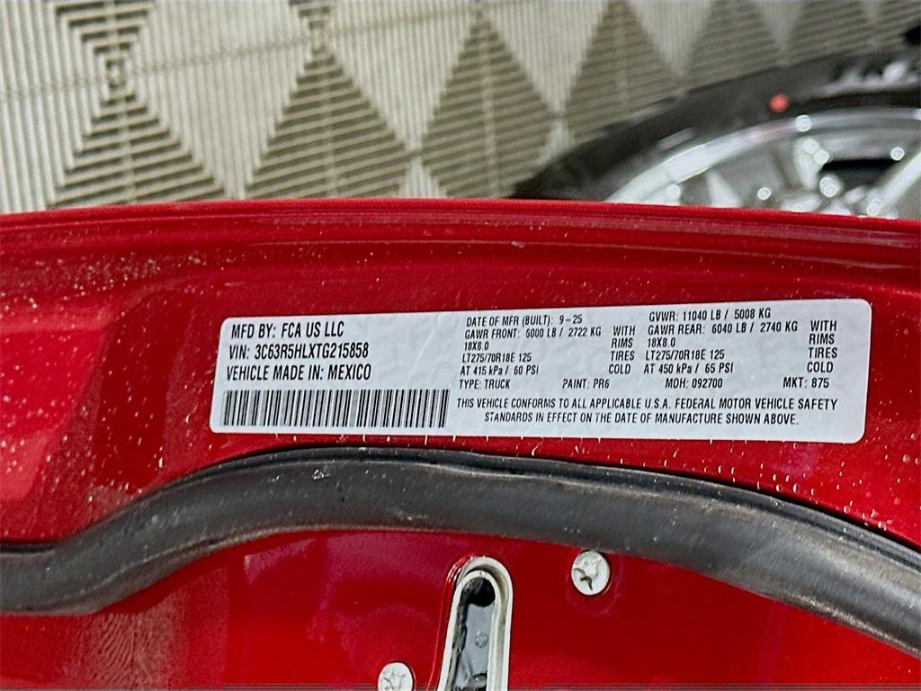 new 2026 Ram 2500 car, priced at $65,090