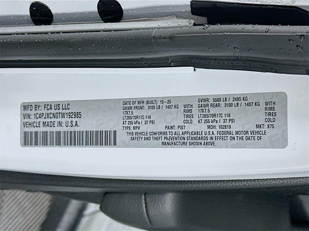 new 2026 Jeep Wrangler car, priced at $49,496