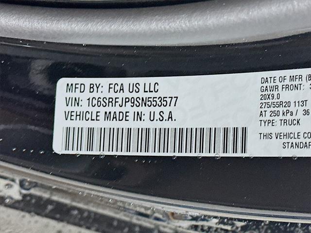 new 2025 Ram 1500 car, priced at $58,731