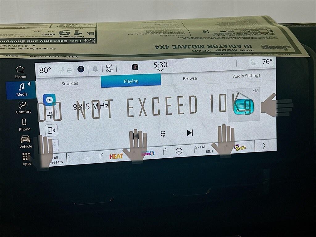 new 2026 Jeep Gladiator car, priced at $52,563