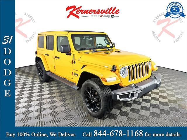 used 2021 Jeep Wrangler Unlimited car, priced at $33,835