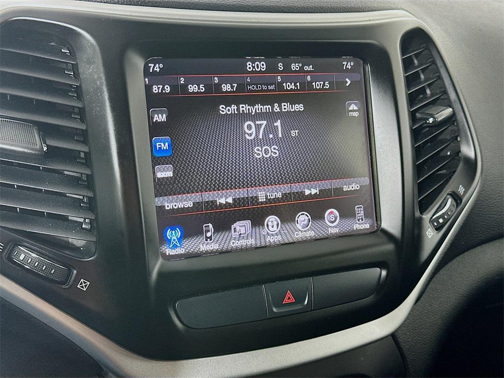 used 2017 Jeep Cherokee car, priced at $11,985