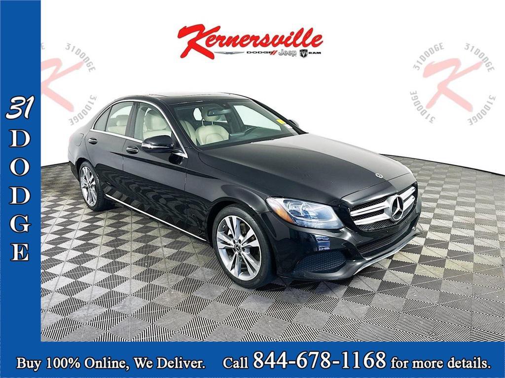 used 2018 Mercedes-Benz C-Class car, priced at $14,485