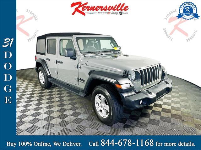 used 2022 Jeep Wrangler Unlimited car, priced at $28,335