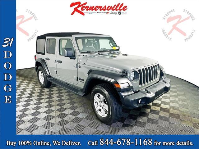 used 2022 Jeep Wrangler Unlimited car, priced at $29,335