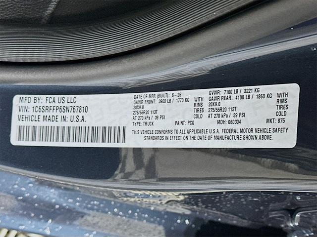 new 2025 Ram 1500 car, priced at $48,918