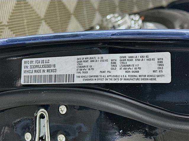 new 2025 Ram 3500 car, priced at $79,636