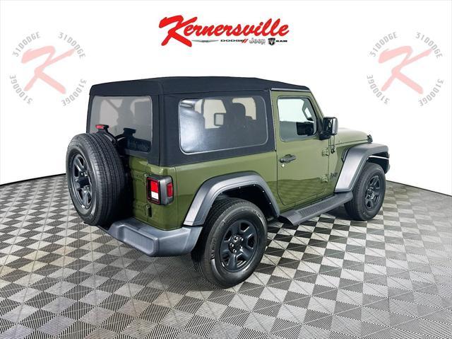 used 2021 Jeep Wrangler car, priced at $27,835