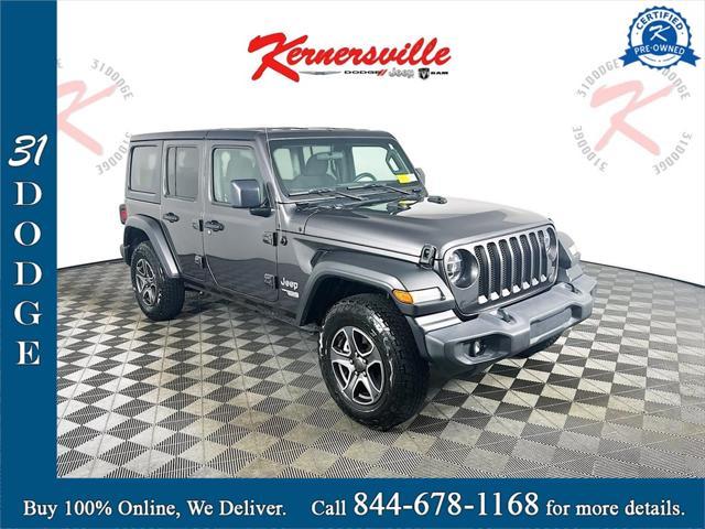 used 2020 Jeep Wrangler Unlimited car, priced at $27,935