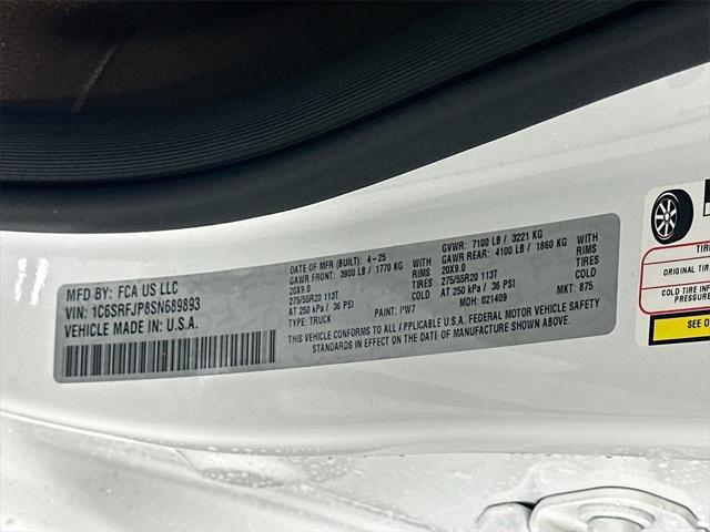 new 2025 Ram 1500 car, priced at $57,690