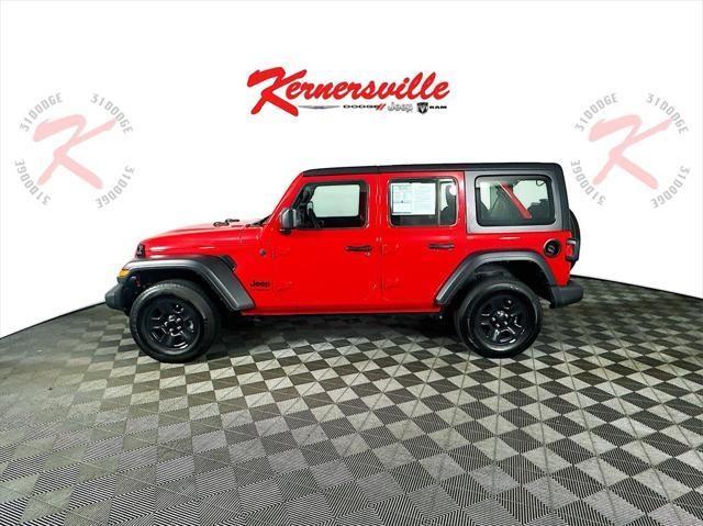 used 2022 Jeep Wrangler Unlimited car, priced at $30,435