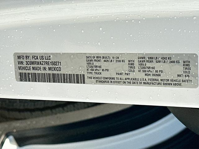 new 2024 Ram ProMaster 3500 car, priced at $72,961