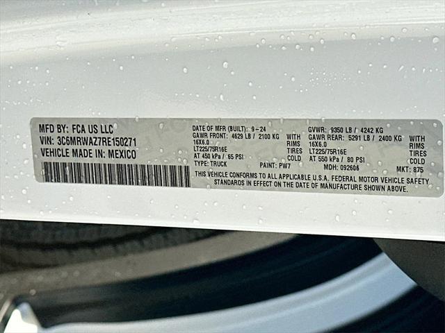 new 2024 Ram ProMaster 3500 car, priced at $72,785
