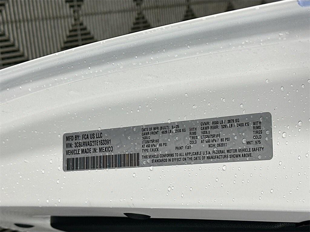 new 2026 Ram ProMaster 1500 car, priced at $42,087