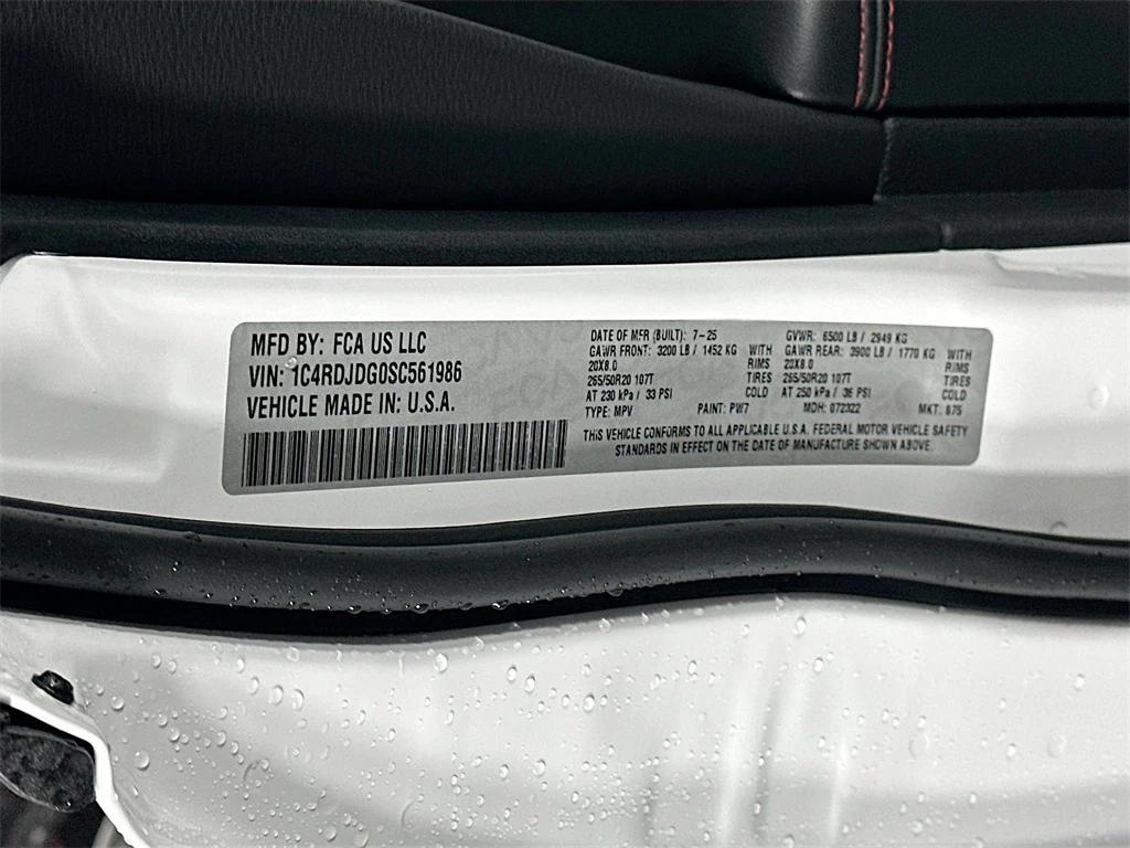 new 2025 Dodge Durango car, priced at $37,943
