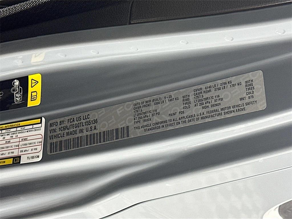 new 2026 Jeep Gladiator car, priced at $67,075