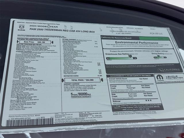new 2024 Ram 2500 car, priced at $45,347